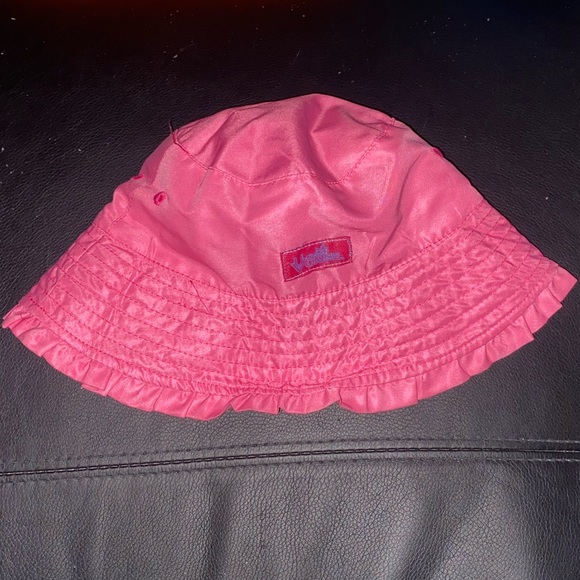 Girls UV SKINZ Reversible Beach Sun Bucket Hat Pink/Ships Ahoy Size 5 - Picture 2 of 3